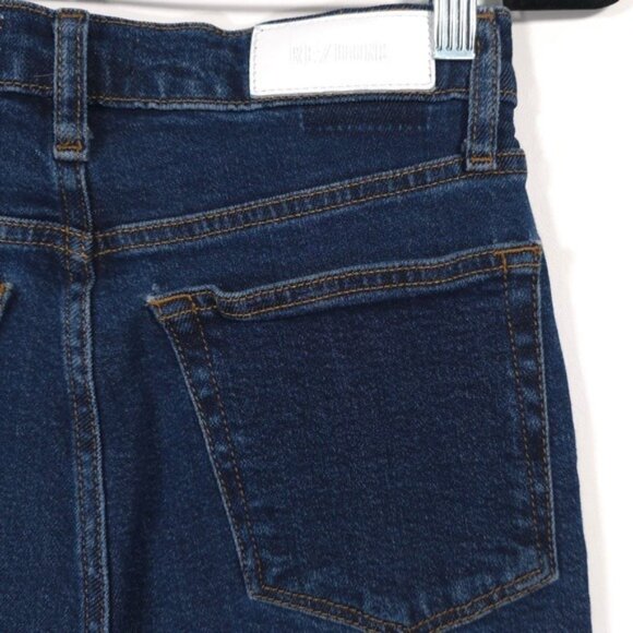 RE/DONE Women's Jeans 90s HIGH RISE ANKLE CROP Size 27 Button Fly 190-3WHRAC DRW - Picture 10 of 13